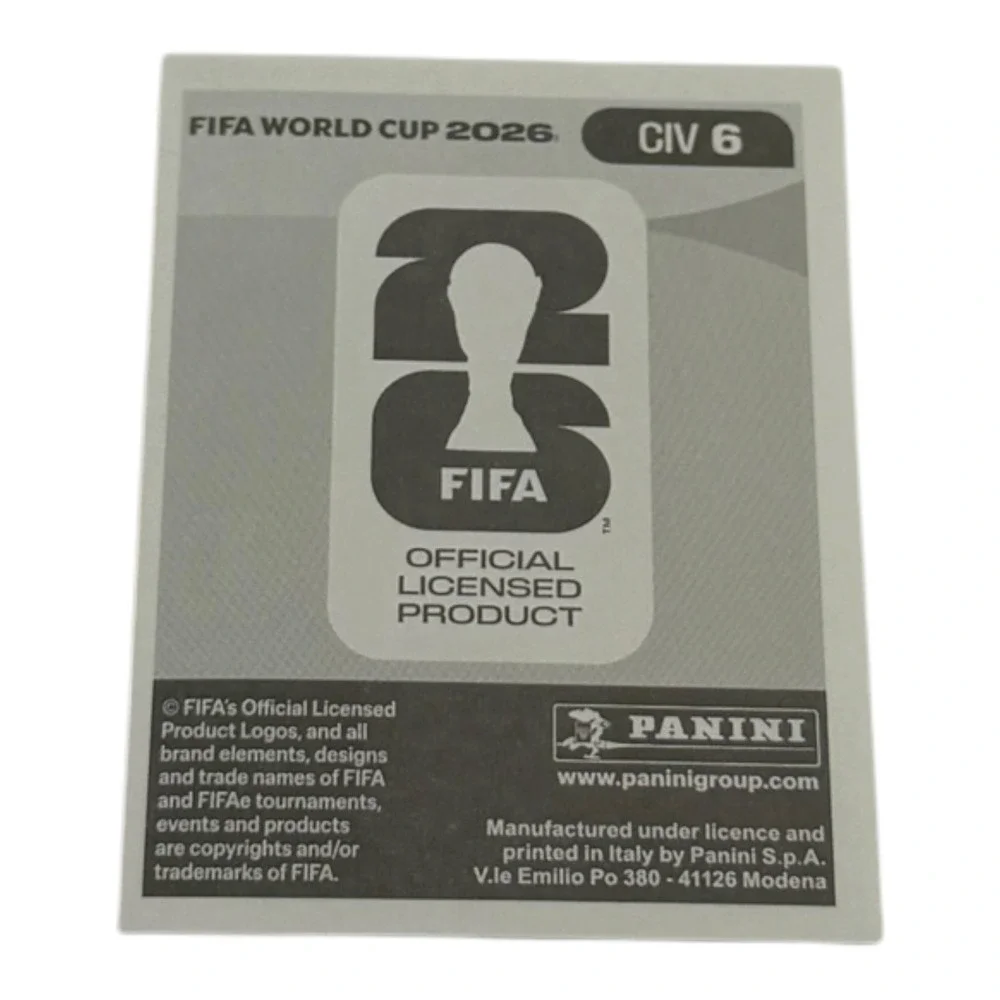 Panini FIFA World Cup 2026 Evan Ndicka AS Roma Ivory Coast Sticker CIV 6